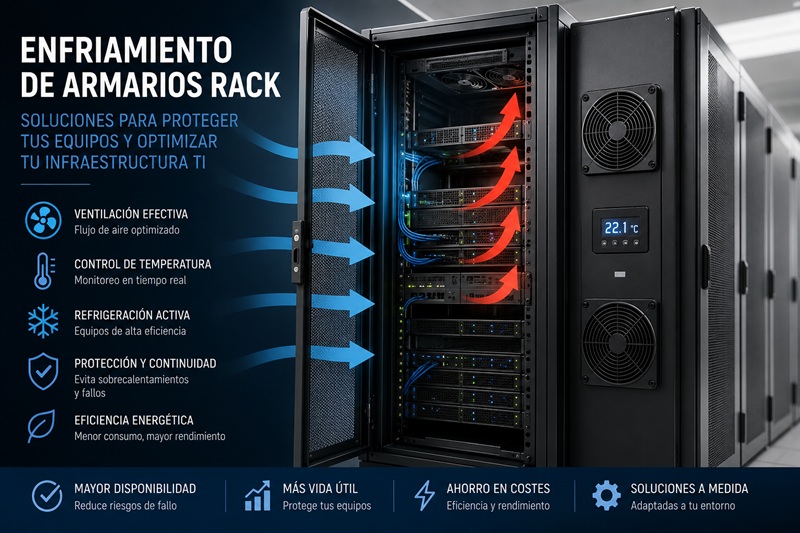 Enfriamiento de armarios rack