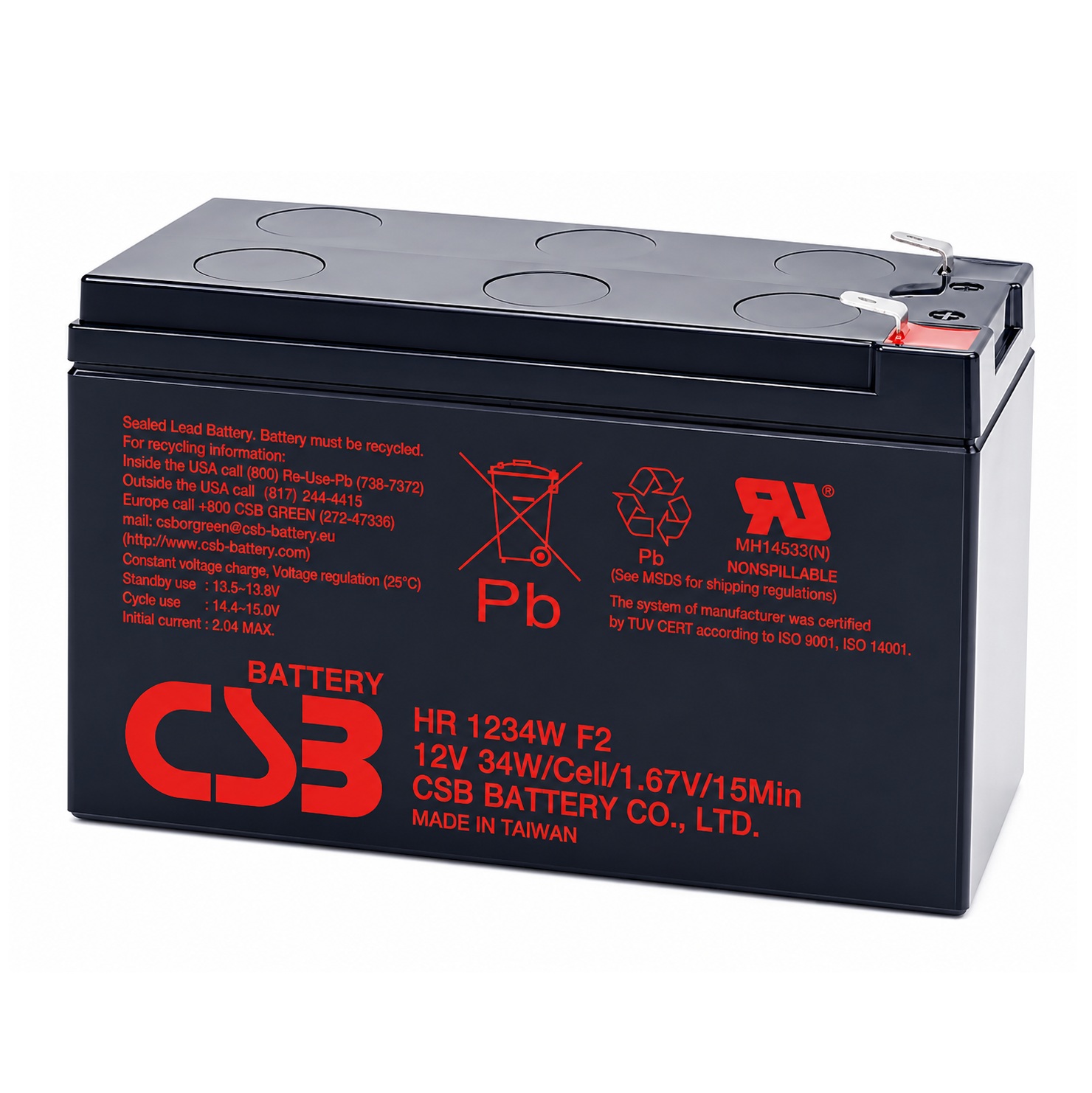 Batería CSB HR1234W