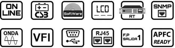 SAI Online LA-ON-RACK-V.10 Iconos