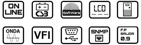 SAI online LA-ON-SH-V0.9 Iconos